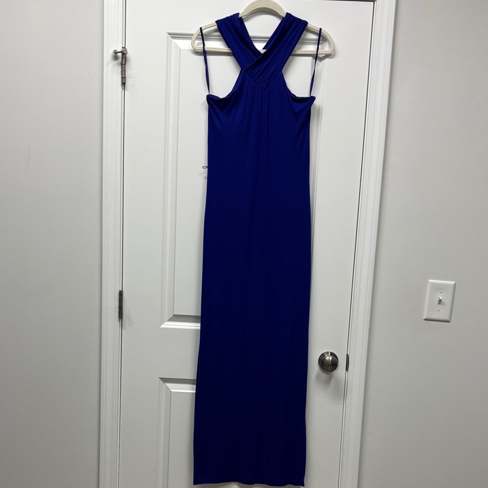 Ted Baker London Royal Blue Strapless Dress